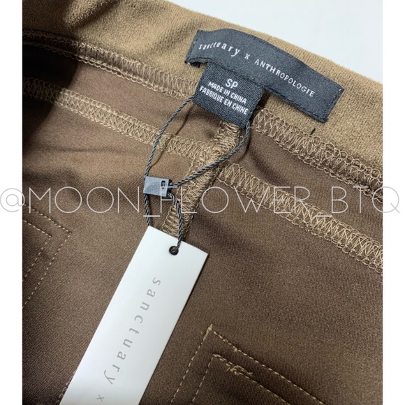 Anthropologie X Sanctuary Suede Leggings - Picture 4 of 12
